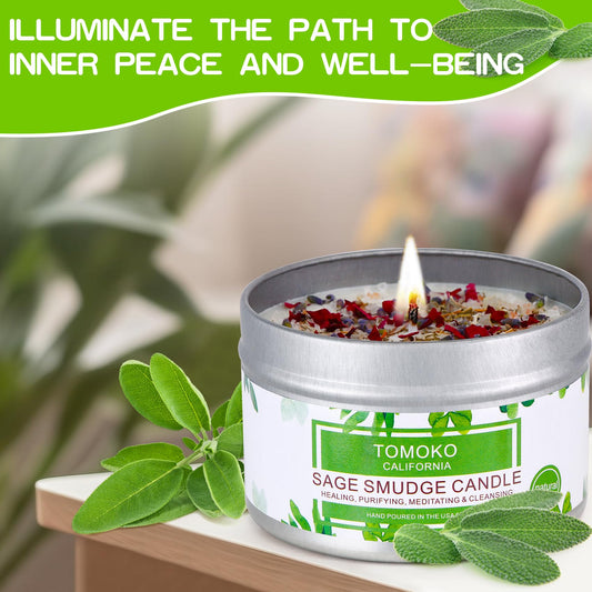 white sage candle