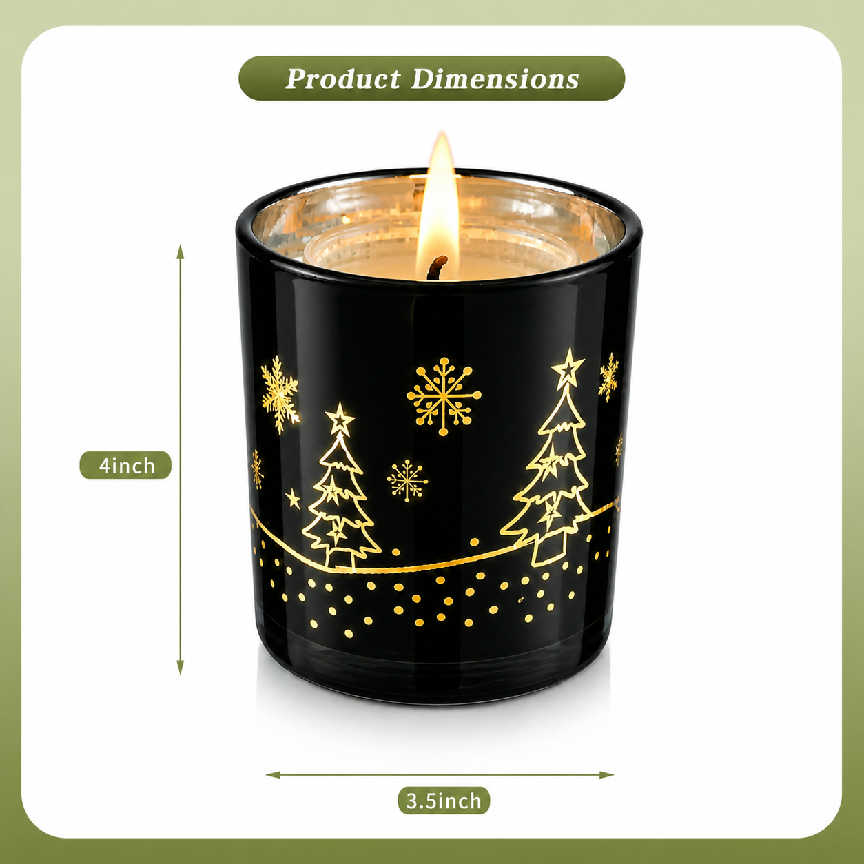 LED Light-Up Scented Candle