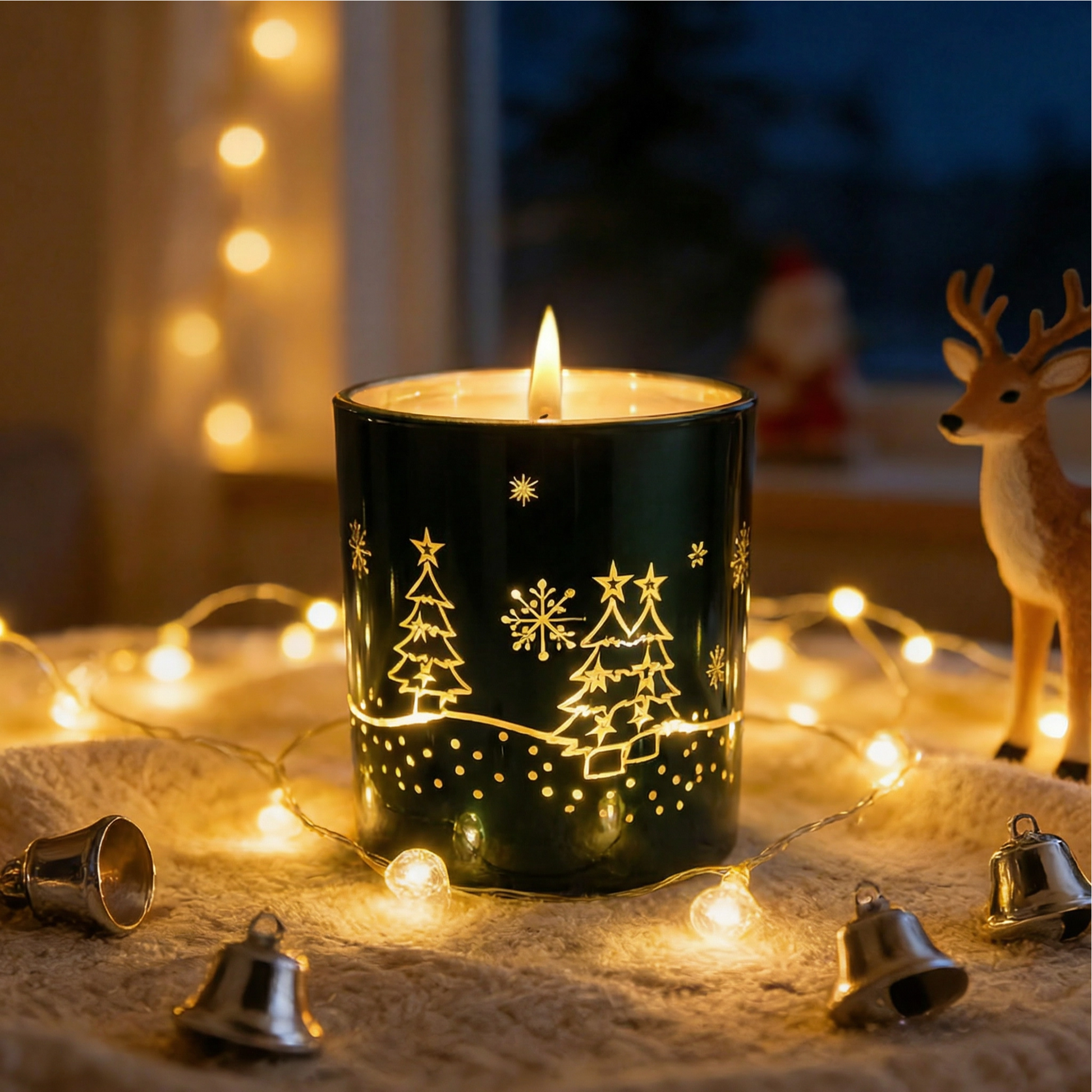 LED Light-Up Scented Candle