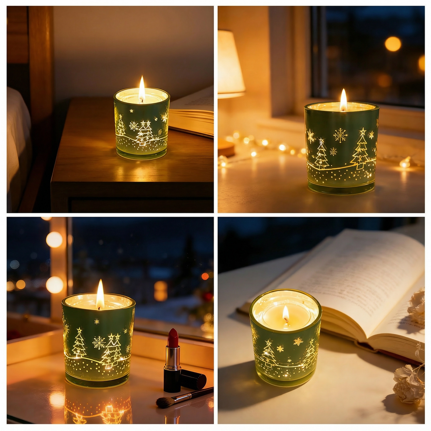 LED Light-Up Scented Candle