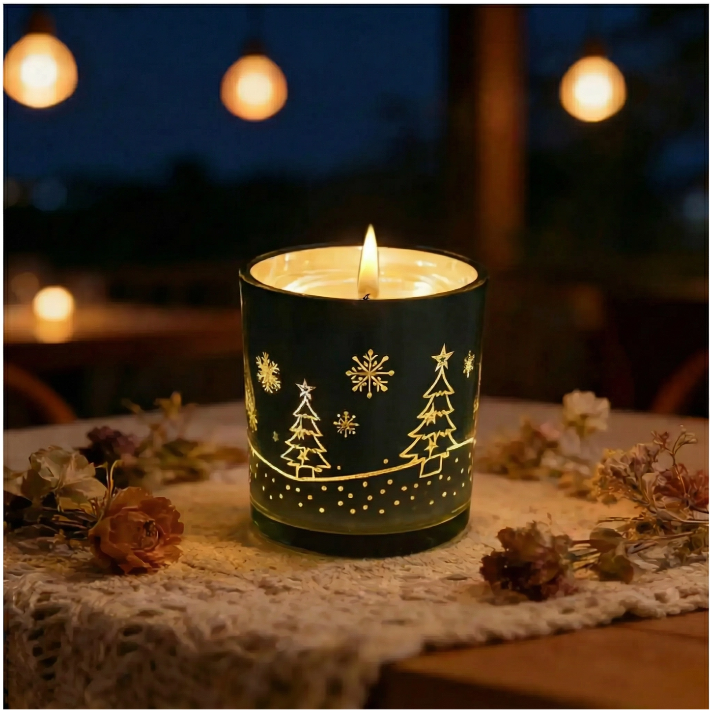 LED Light-Up Scented Candle