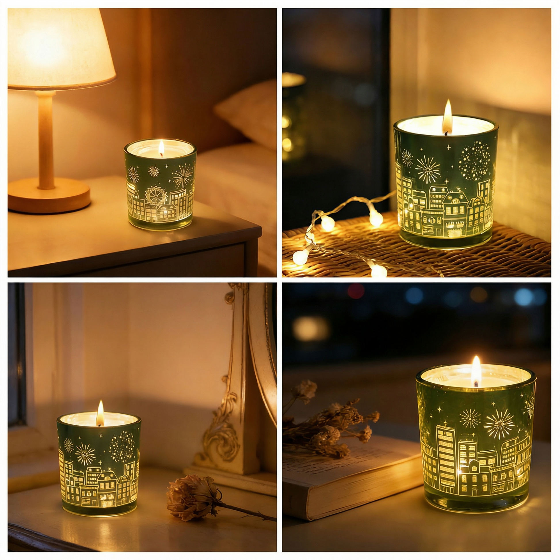 LED Light-Up Scented Candle