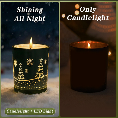 LED Light-Up Scented Candle