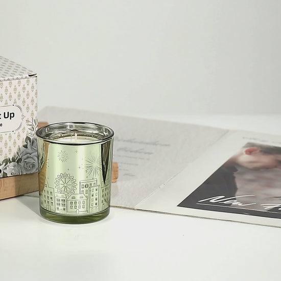LED Light-Up Scented Candle