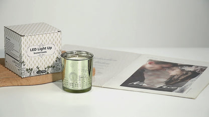 LED Light-Up Scented Candle