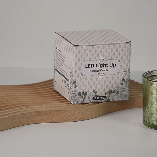 LED Light-Up Scented Candle