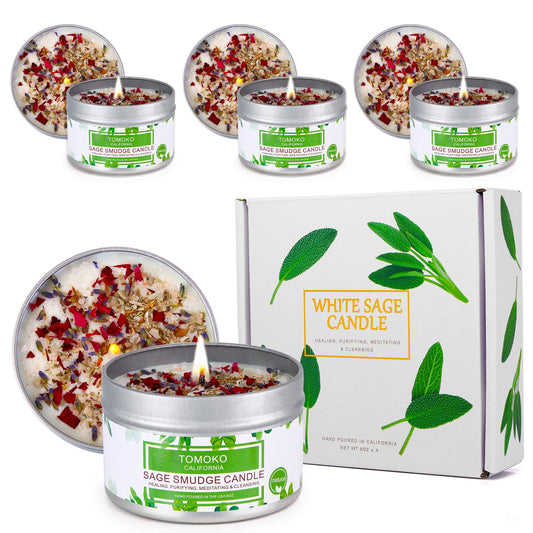 white sage candle