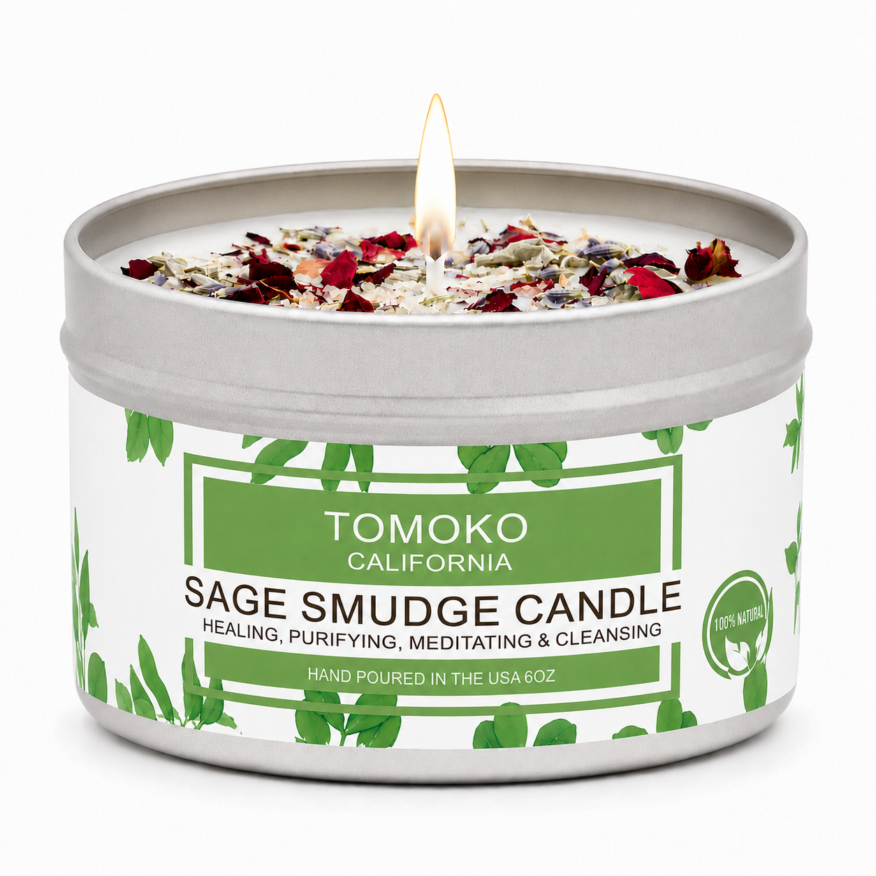 white sage candle