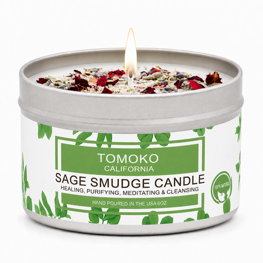 white sage candle