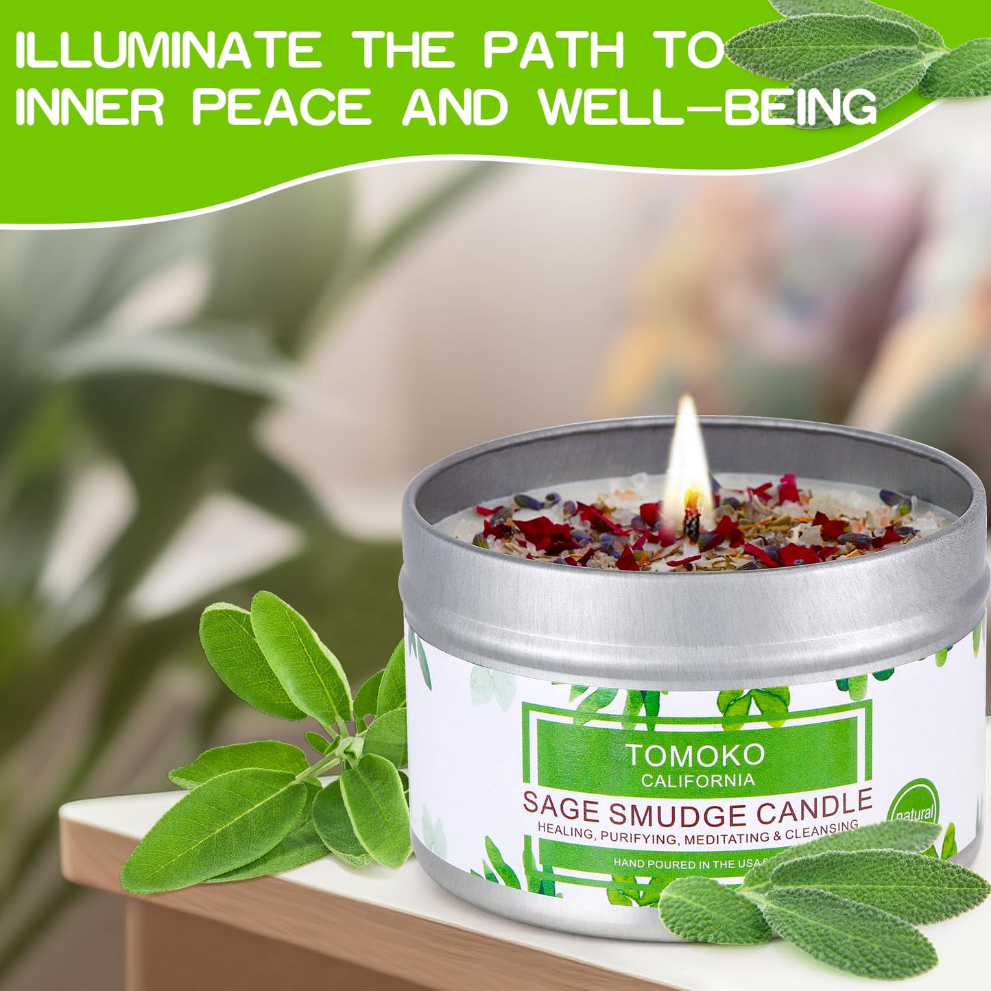 white sage candle