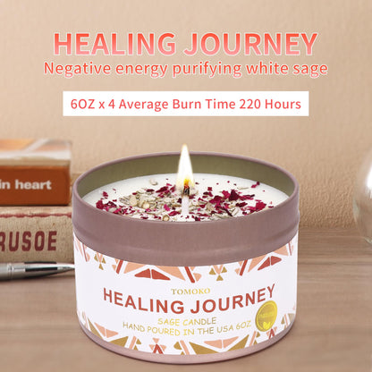 white sage candle
