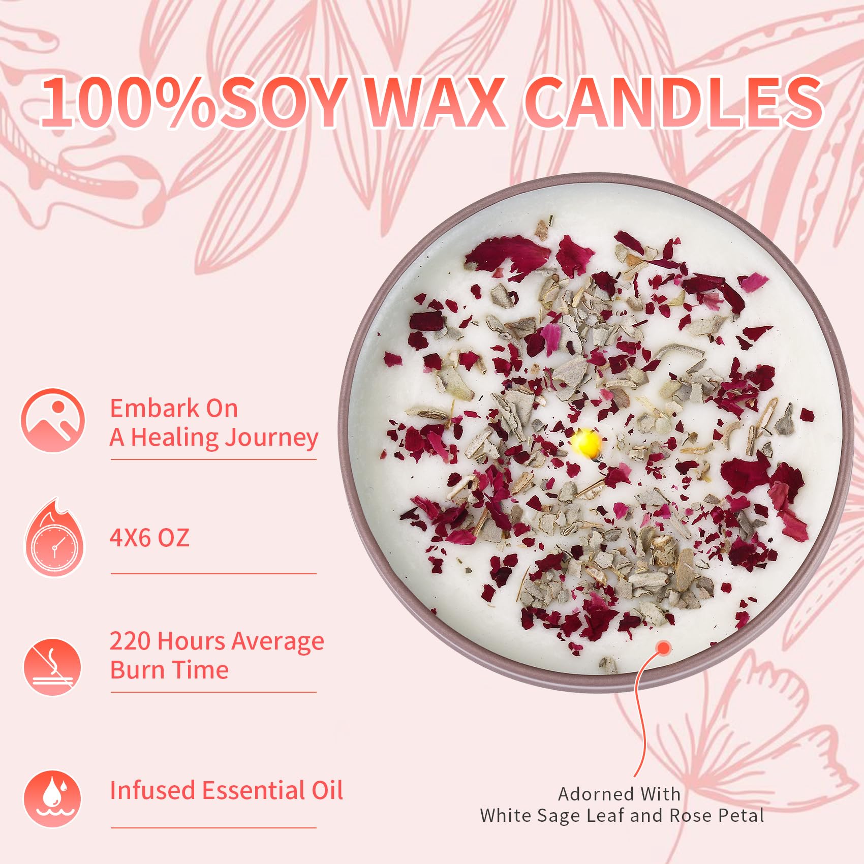 white sage candle