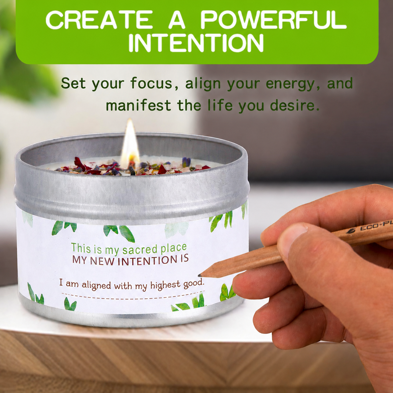 Energy Cleansing Candle
