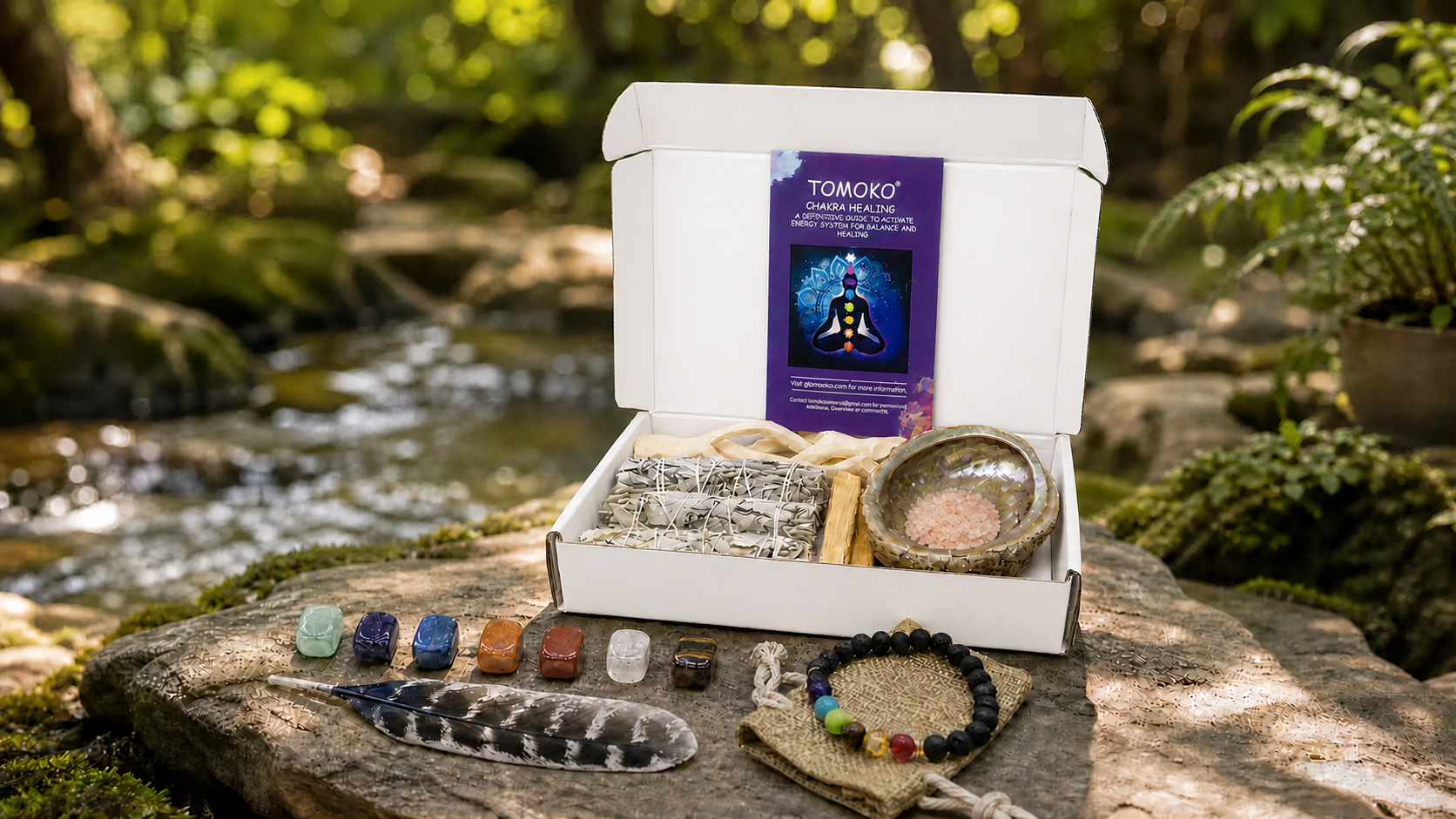 White Sage Chakra Smudge Kit